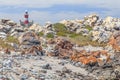 Lighthouse Cape Agulhas in South Africa.